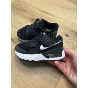 Nike AirMax Athletic Shoes Black size 6c Toddler